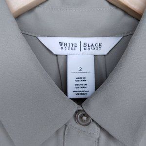 WHITE HOUSE BLACK MARKET Button Down Size 2